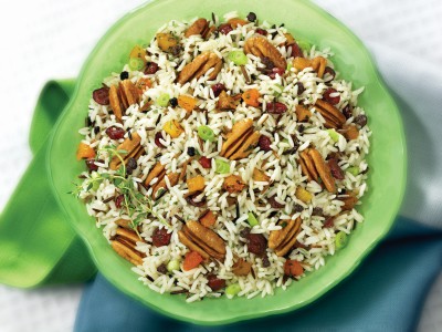 Wild Rice Salad with Georgia Pecans & Preserved Fruits